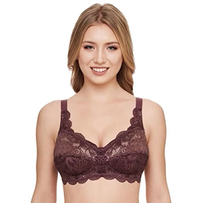 Abbildung von Susa Damen Ohne Bügel 7814 B gelloser BH, Violett (Mauve 128), 105F EU