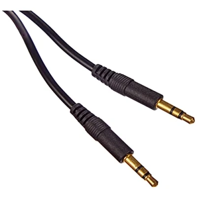 Abbildung von adaptare 3 m Stereo Aux Kabel 2 mal 3,5 mm Stecker Klinke vergoldet Audio