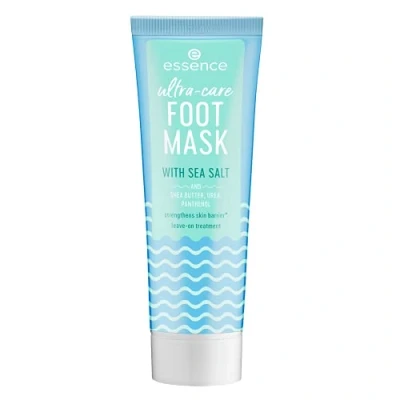 Abbildung von essence ultra care FOOT MASK, Nail Care, Nagelpflege, weiss, pflegend, feuchtigkeitsspendend, schützend, reparierend, ohne Aceton, vegan, Mikroplastik Partikel frei (75ml)
