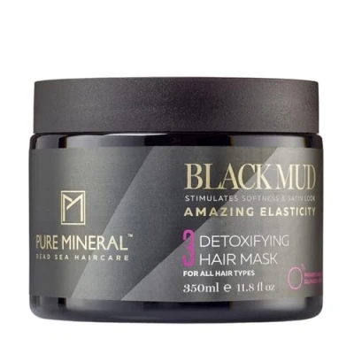 Abbildung von Pure Mineral Haarmaske mit Totes Meer Schlamm Feuchtigkeitsspendend, Reinigend, Belebend Ohne Sulfate, Parabene, Petrolatum 350ml