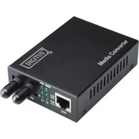 Abbildung von DIGITUS Medienkonverter SFP Port Gbit Ethernet / 100/1000Base X Multimode Singlemode Schwarz