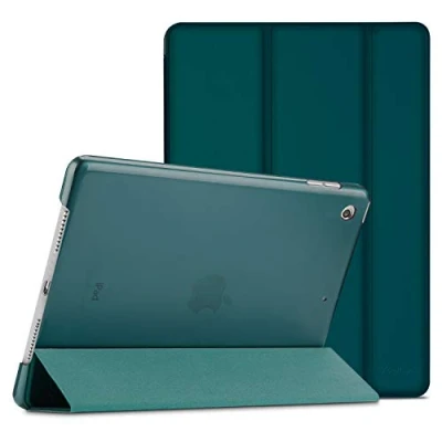 Abbildung von ProCase Hülle für iPad 9./8./7. Generation 10,2 Zoll 2021 2020 2019, Schutzhülle Smart Case Cover Kompatibel mit 9/8/7 Emerald