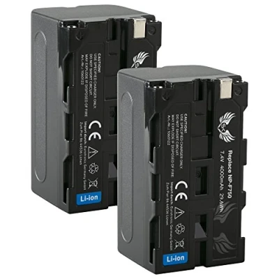 Abbildung von 2X SK Akku Ersatz für Sony NP F750 4000mAh F550 F730 F960 F970 F980 F990 // Blitzgeräte Videoleuchten Fieldmonitore