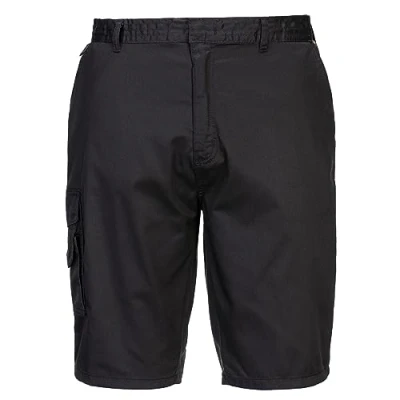 Abbildung von Portwest S790 Herren Hochleistungs Komfort Kampf Cargo Arbeitsshorts Schwarz, XXL