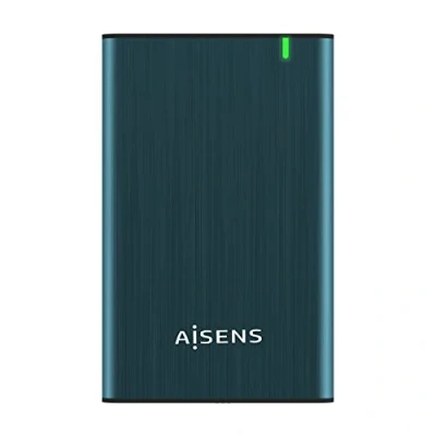 Abbildung von AISENS ASE 2525PB Externes Festplattengehäuse für 2,5 Zoll SATA A USB 2.0/USB 3.0/USB 3.1 GEN1, Pazifikblau