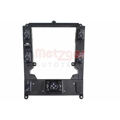 Abbildung von METZGER 09161157 Schalter, Fensterheber Mittelkonsole, vorne MERCEDES BENZ: ML Klasse