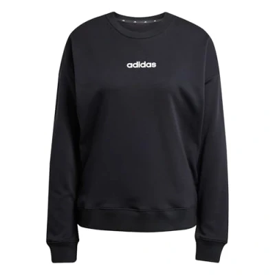 Abbildung von adidas Sportswear Essentials Linear Sweatshirt, Damen, Größe: XS, Black/white