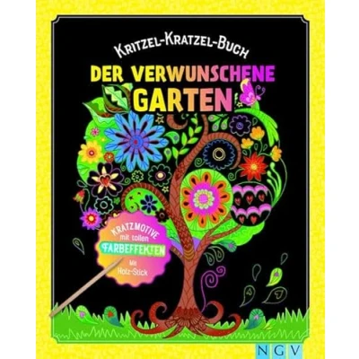 Abbildung von Der verwunschene Garten: Kratzmotive Mit tollen Farbeffekten. Holz Stick