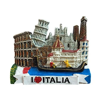 Abbildung von Italien 3D Kühlschrankmagnet Reise Aufkleber Souvenirs Haus &amp; Küche Dekoration aus China