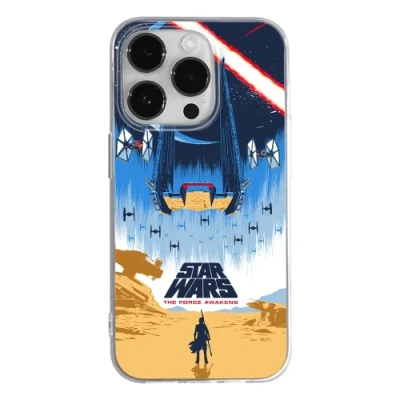 Abbildung von ERT GROUP Handyhülle für Apple iPhone 14 PRO Original und offiziell Lizenziertes Star Wars Muster 034 optimal an die Form des Handy angepasst, hülle aus TPU
