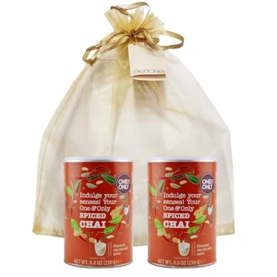 Abbildung von GUSTONE. One&amp;Only Spiced Chai Powder 2 x 250g Dose Geschenkset