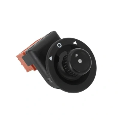 Abbildung von Pizgear Einstellknopf for den seitlichen Rückspiegelschalter an der Autotür, Citroen, C2 C3 Xsara Picasso Berlingo, Peugeot, Partner, 1007 185526 Einstellung des Fahrzeugseitenspiegels