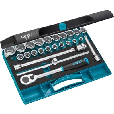 Abbildung von HAZET 900 Steckschlüsseleinsatz Set 25 1/2 Safety Insert System, SmartCase Vierkant