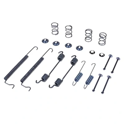 Abbildung von FEBI BILSTEIN 182826 Zubehörsatz, Bremsbacken Hinterachse CHEVROLET: Aveo / Kalos Schrägheck, Limousine, Spark, DAEWOO: Lanos Limousine