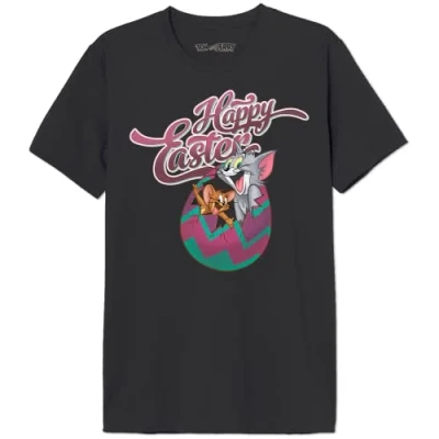 Abbildung von Tom&amp;Jerry Herren Metomjets010 T Shirt, Schwarz, XS
