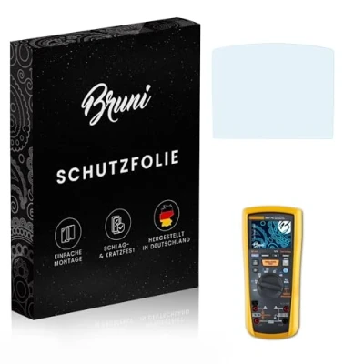 Abbildung von Bruni Schutzfolie kompatibel mit Fluke 1587 Folie, glasklare Displayschutzfolie (2X)