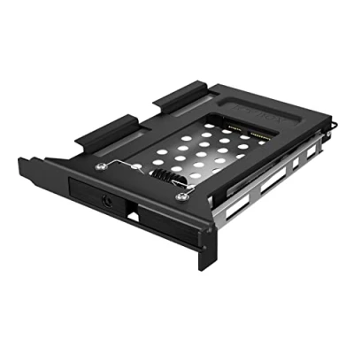 Abbildung von ICY BOX IB 2207StS, 8,89 cm (3.5 Zoll), Speicherlaufwerkbehälter, 2.5 Zoll, SATA, SATA II, III, Schwarz, Aluminium, Metall