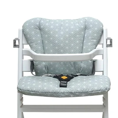 Abbildung von Blausberg Baby Timba Sitzkissen Set für Safety 1st Hochstuhl Happy Star Grün