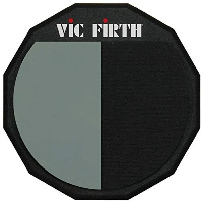 Abbildung von Vic Firth Single Sided Practice Pad with Divide 12 inch