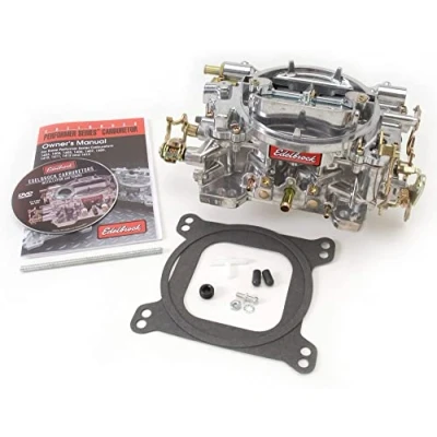 Abbildung von Edelbrock 1405 Performer 600 CFM Vierkantbohrung 4 Barrel Luftventil sekundärer manueller Choke neuer Vergaser
