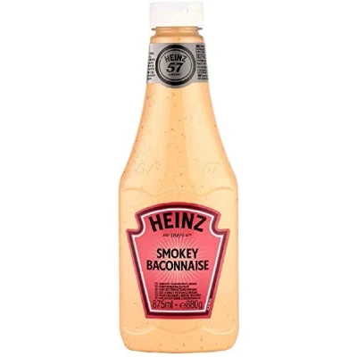 Abbildung von Heinz Smokey Baconnaise Sauce 875ml Bacon Flavoured Mayo 6er Pack
