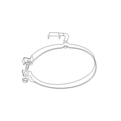 Abbildung von ERNST 499651 Halter, Abgasanlage OPEL: Kadett E CC, Caravan, Astra F CC