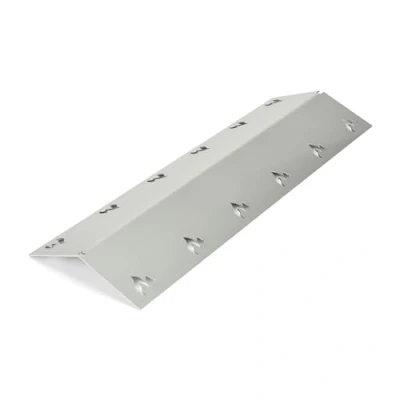 Abbildung von Grillrost.com Das Original Edelstahl Brennerabdeckung 410x140mm extra stark 1,5mm passend für viele Grills