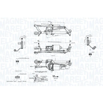 Abbildung von Scheibenreinigungsanlage MAGNETI MARELLI 064351746010