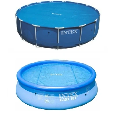 Abbildung von ÜBERSCHRIFT Schwimmen Pool Abdeckung Easy Set. Frame Rund 305 cm lavendelblau
