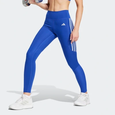 Abbildung von adidas Performance Optime Essentials Stash Pocket FULL Length Leggings Tights, Damen, Größe: Medium, Semi lucid blue