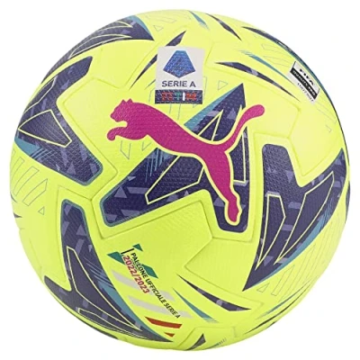 Abbildung von PUMA Orbita Serie a (FIFA Quality Pro) Matchbälle, Lemon Tonic Navy Blue Sunset Glow, 5