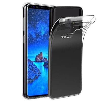 Abbildung von ebestStar Hülle für Samsung Galaxy S9 S9, Silikon Handyhülle Cover, Klar TPU Schutzhülle, Slim Handy Case, Transparent