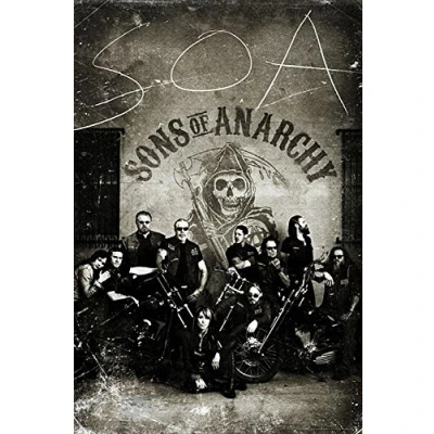 Abbildung von Close Up Sons of Anarchy Poster Vintage (61cm x 91,5cm) + Geschenkverpackung. Verschenkfertig!