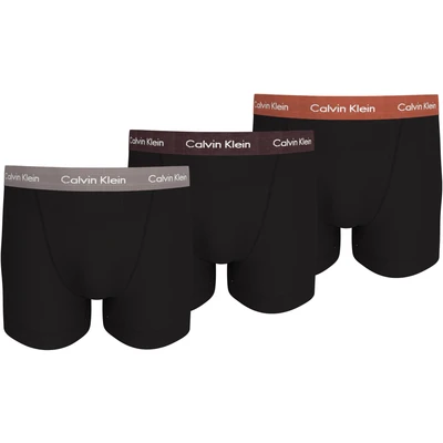 Abbildung von Calvin Klein Underwear Trunk 3 PACK Panties, Herren, Größe: Small, Rock ridge/fudge/bruchetta