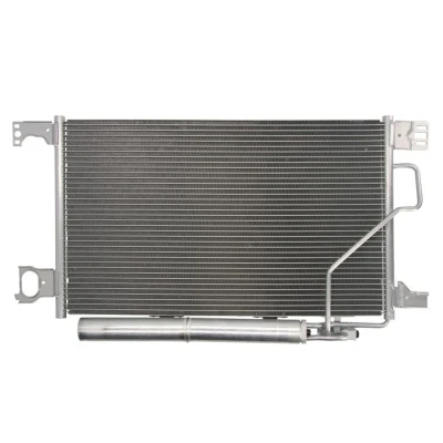 Abbildung von THERMOTEC KTT110273 Klimakondensator mit Trockner 590 MERCEDES BENZ: C Klasse Limousine, Sportcoupe, T modell