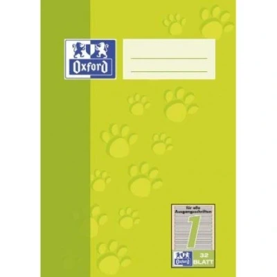 Abbildung von 10 x Oxford Schule Schulheft A5 32 Blatt Lineatur 1 90 g/qm Optik Pape
