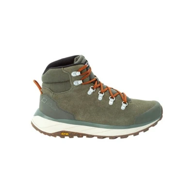 Abbildung von Jack Wolfskin Terraventure Urban MID Trekkingboot, Herren, Größe: 41, Khaki/orange Schuhe
