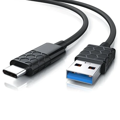 Abbildung von CSL 1m USB C Kabel 3.2 Gen1, Ladekabel, Datenkabel 3.0, Typ C, Kompatibel mit Samsung Galaxy S23 S22 MacBook etc.