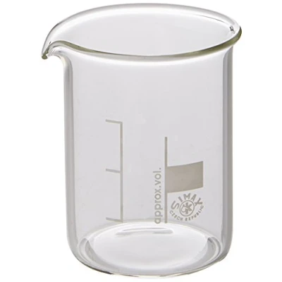 Abbildung von neoLab Borosilikatglas Bechergläser, niedrige Form, Transparent, 100ml Kapazität, 10 Stück