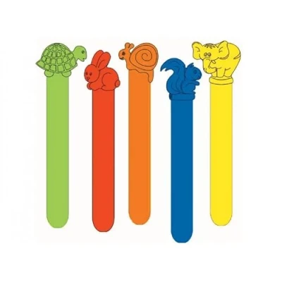 Abbildung von GiMa 25505 Kunststoff Pediatric Mundspatel, Spatel, Sticks, Lollipop, für pediatry, Kinder