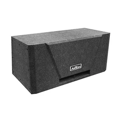 Abbildung von AXTON ATB216: Kompakte Bassbox, kraftvoller Bandpass Subwoofer mit 2 x 16 cm Treibern, Basskiste für Autos, Reisemobile und LKWs