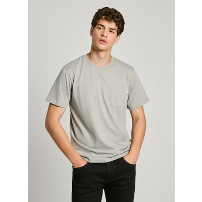 Abbildung von Pepe Jeans Tshirt basic, Herren, Größe: Small, Palm green