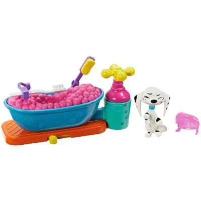 Abbildung von Spielset Mattel 101 Dalmatian Street Charge Babywanne mit Blasen