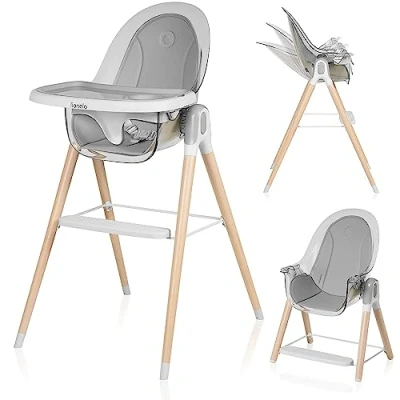 Abbildung von lionelo Hochstuhl Maya (Stylisch), ab 6 monate, 2in1, Buchenholz