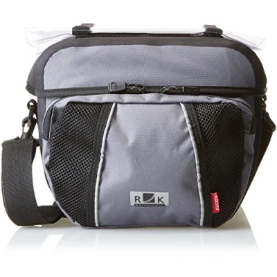 Abbildung von KLICKfix Farradtasche Ultima Lenkertasche, Grau, 17 x 26 24 cm