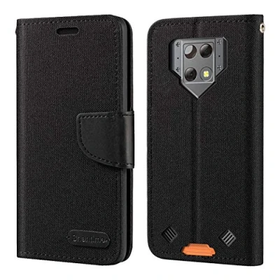 Abbildung von Shantime Blackview BV9800 Hülle, Oxford Leder Wallet Case mit Soft TPU Back Cover Magnet Flip für Pro