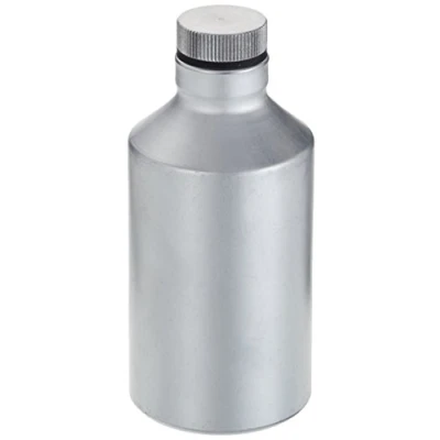 Abbildung von neoLab Aluminiumflasche, UN Zulassung, 16mm Hals, 125mL Kapazität, Silber, 110mm Höhe