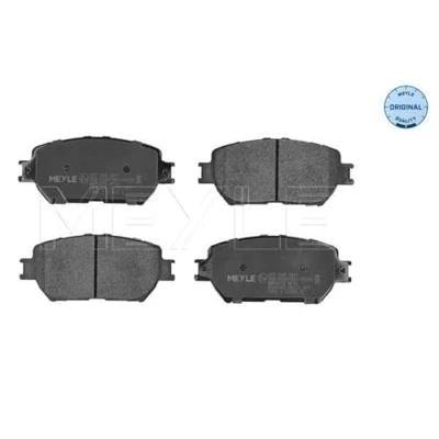 Abbildung von MEYLE 025 239 2817 Bremsbelagsatz ORIGINAL Quality Vorderachse exkl. Verschleißwarnkontakt mit Anti Quietsch Blech TOYOTA: Camry V Limousine