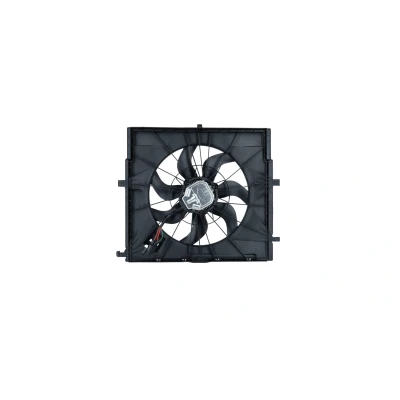 Abbildung von NRF 47920 Lüfter 500 12 850 mit Kühlerlüfterrahmen (Zarge), bürstenloser Motor