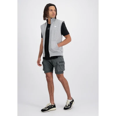 Abbildung von Alpha Industries XFIT Collar Weste, Herren, Größe: Large, Grey heather